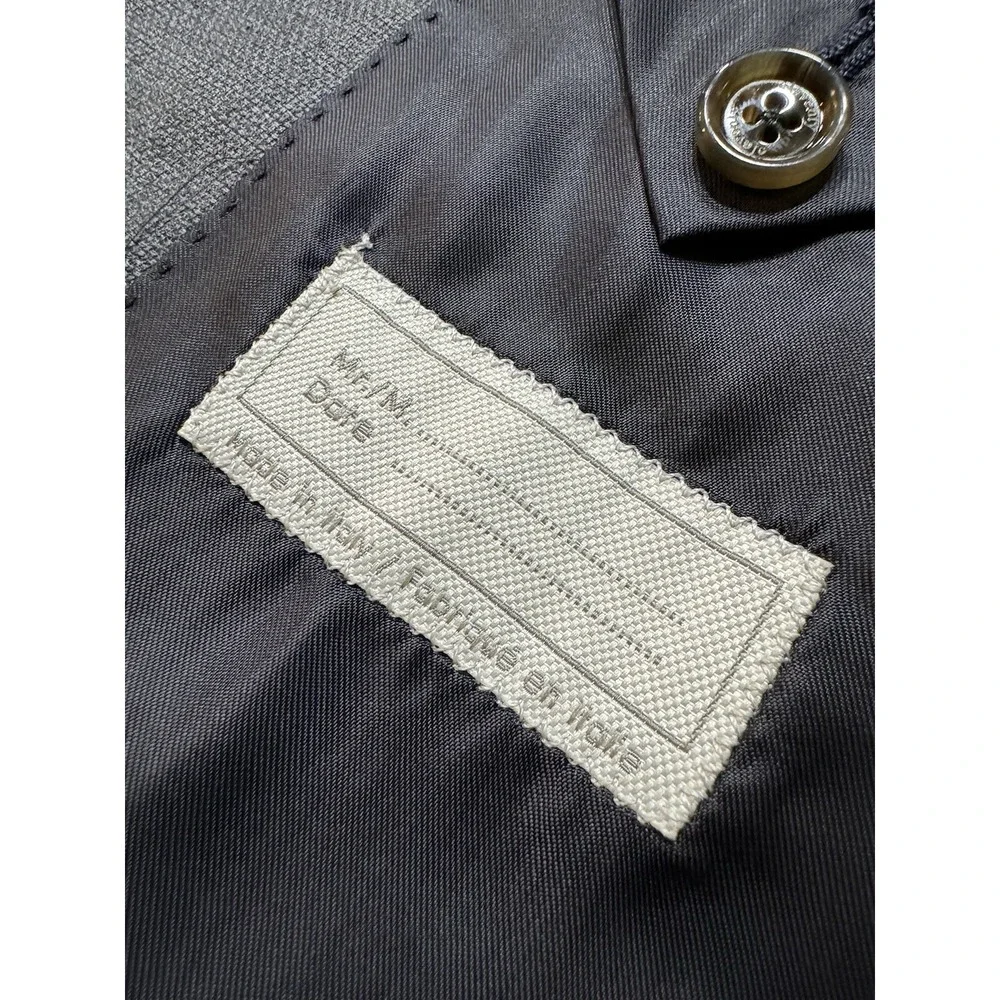 Eleventy Platinum Zegna 44R Blazer Australian Wool Hand Stitch Half‎ Lined